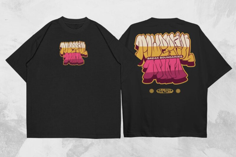 URBAN BUBBLE GRAFFITI T-SHIRT DESIGNS BUNDLE VOL. 3