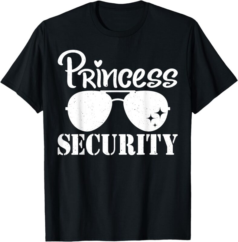 Princess Security Protection Birthday family Brother Men T-Shirt