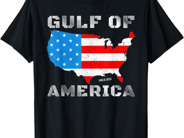 Pro-trump gulf america official patriotic of usa map t-shirt
