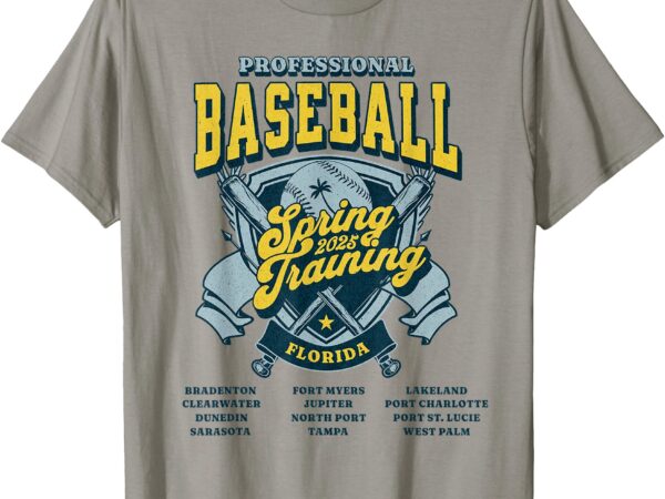 Professional baseball spring training 2025 florida cities t-shirt