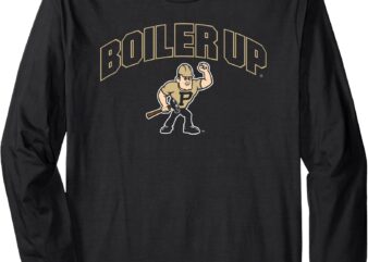 Purdue Boilermakers Pete Arch Black Officially Licensed Long Sleeve T-Shirt
