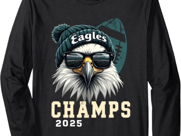 Retro eagles sunglasses championship 2025 celebrated eagles long sleeve t-shirt