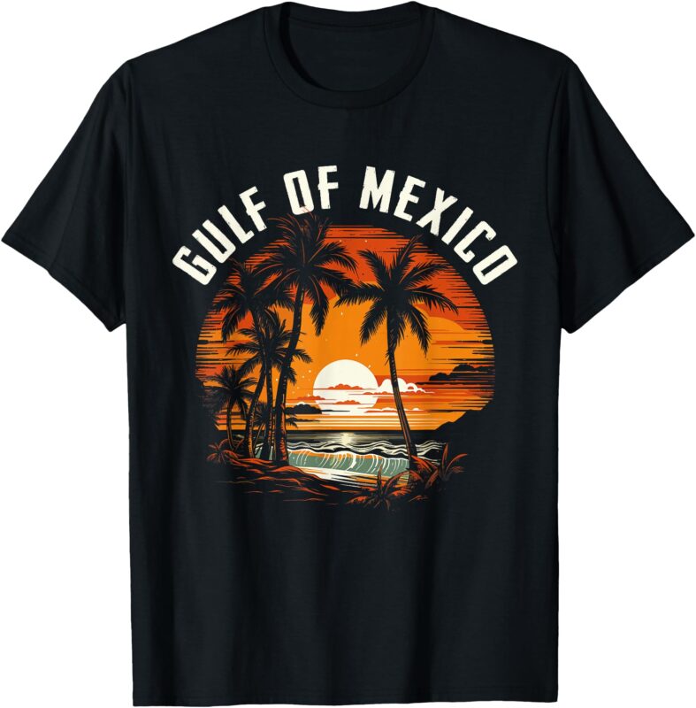 Retro Vintage Gulf of Mexico Since 1672 T-Shirt
