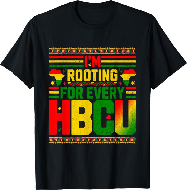 Rooting for Every pride African Heritage Apperal T-Shirt