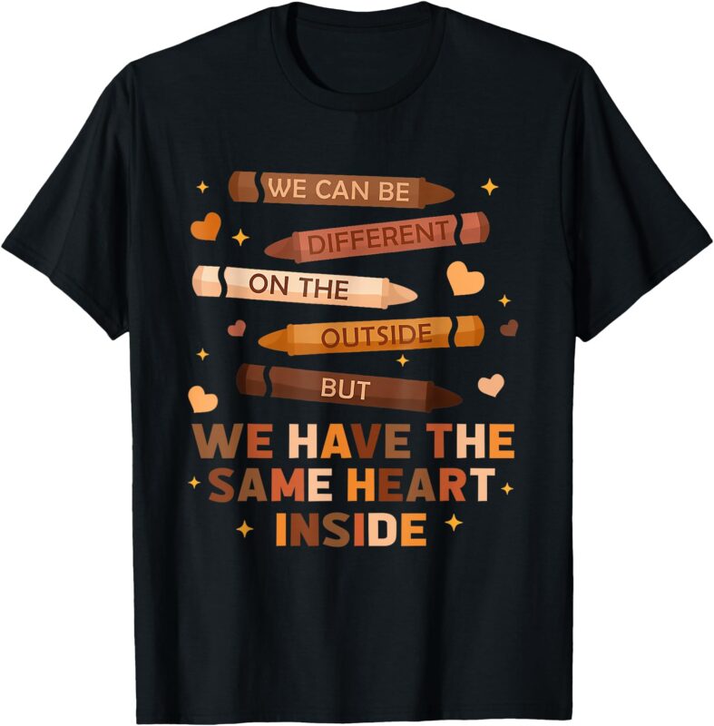 Same Heart Black History Month African American Teacher Kids T-Shirt