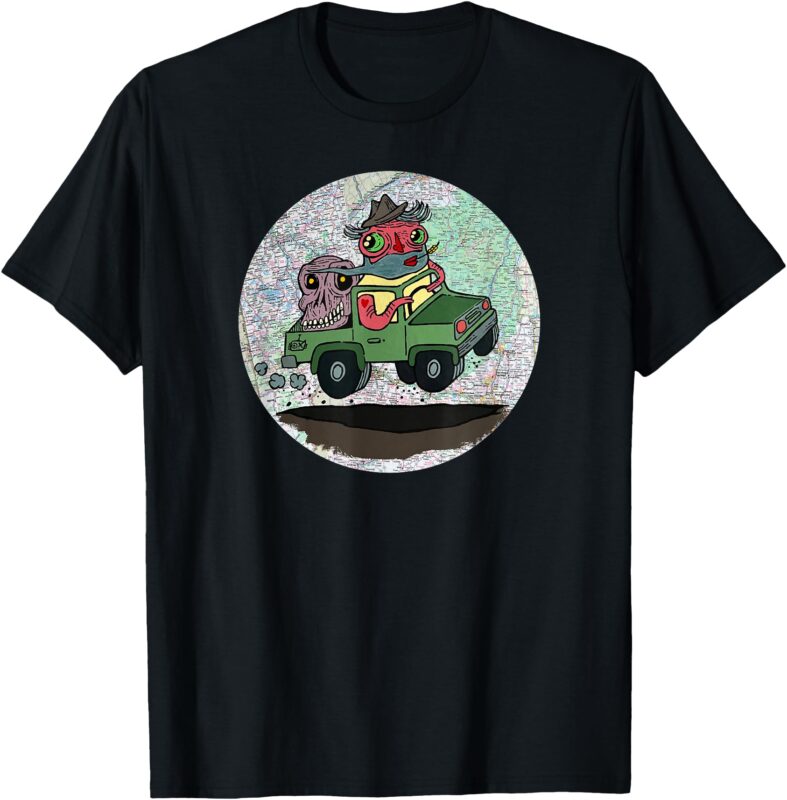 Skull Farmer _ Giant Skull Delivery by ArtbyBillytheRobot T-Shirt