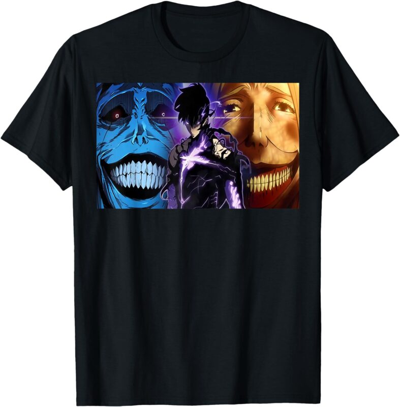 Solo Lveling Anime Retro For Men T-Shirt