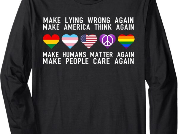 Statement long sleeve t-shirt