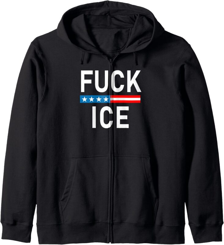Support Immigrants Fuck ICE Zip Hoodie