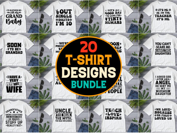 T-shirt design bundle
