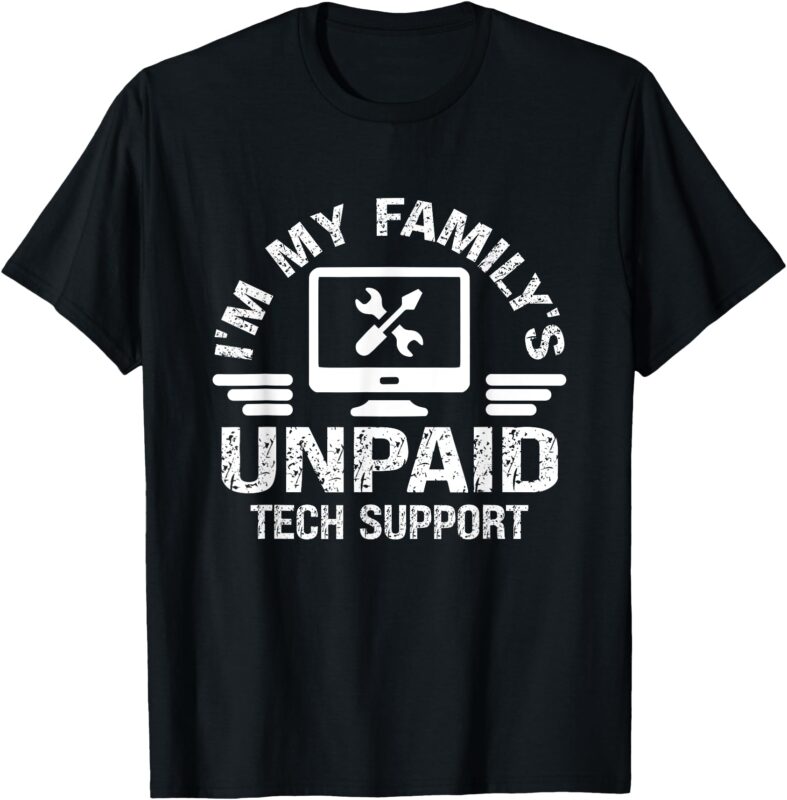 Tech Support Gag For Computer Engineer IT Guy Techie Support T-Shirt