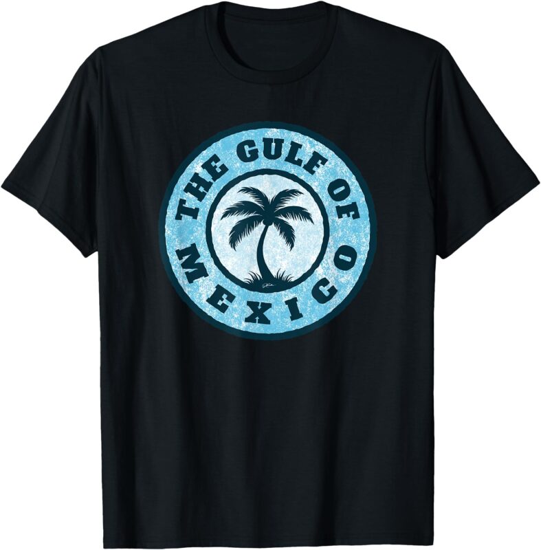 The Gulf of Mexico, with Palm Tree T-Shirt