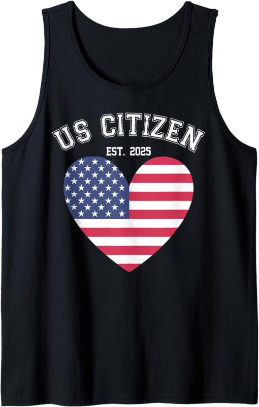 US Citizenship 2025 Decoration American New USA Citizen Tank Top