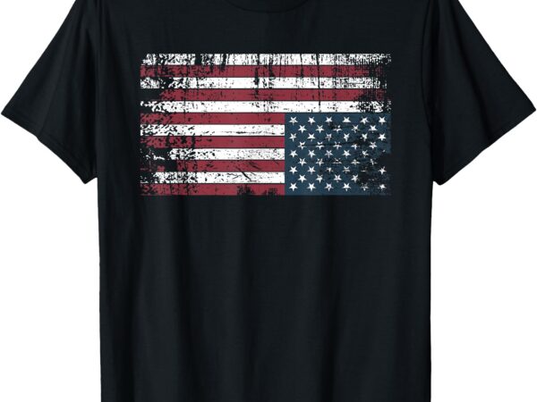 Upside down american flag, vintage upside down usa flag t-shirt