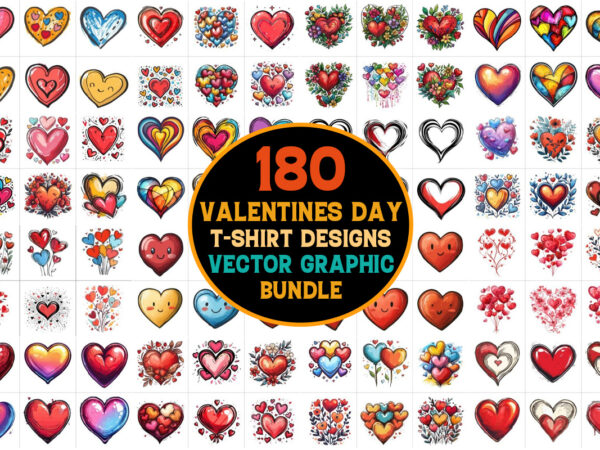 Valentines day vector graphic bundle