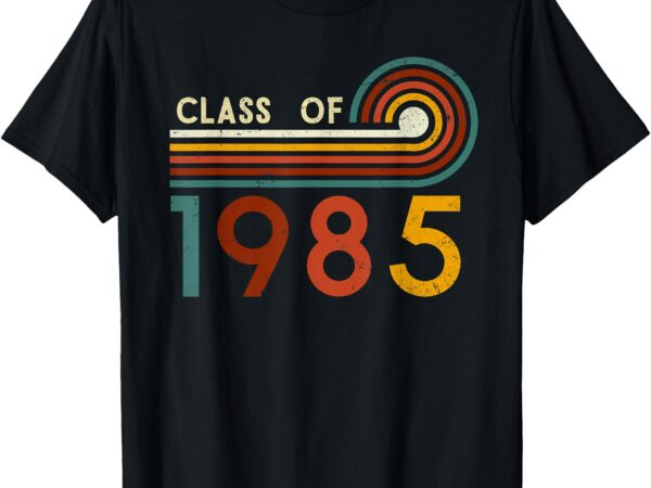 Vintage retro class of 1985 reunion 40th graduation alumni t-shirt