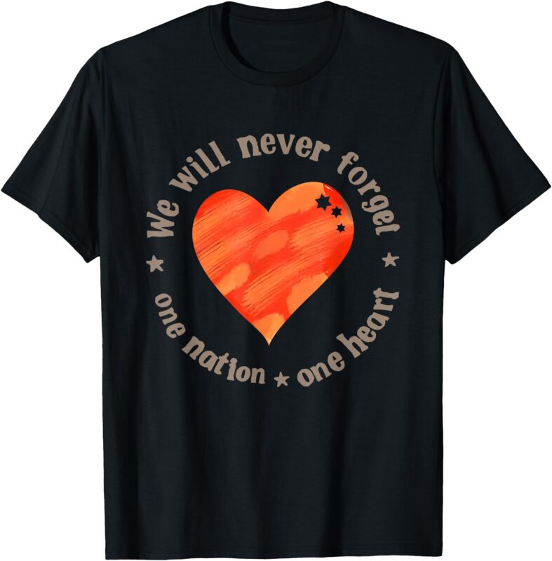 We Will Never Forget One Nation One Heart Bibas Family Boys T-Shirt