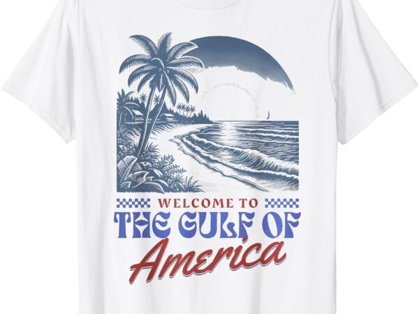 Welcome to america’s gulf retro vintage beach t-shirt