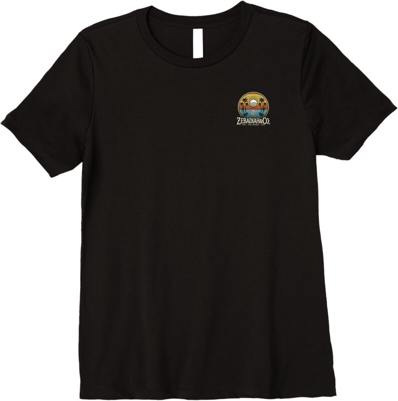 Womens Palm Trees & Sunsets Premium T-Shirt