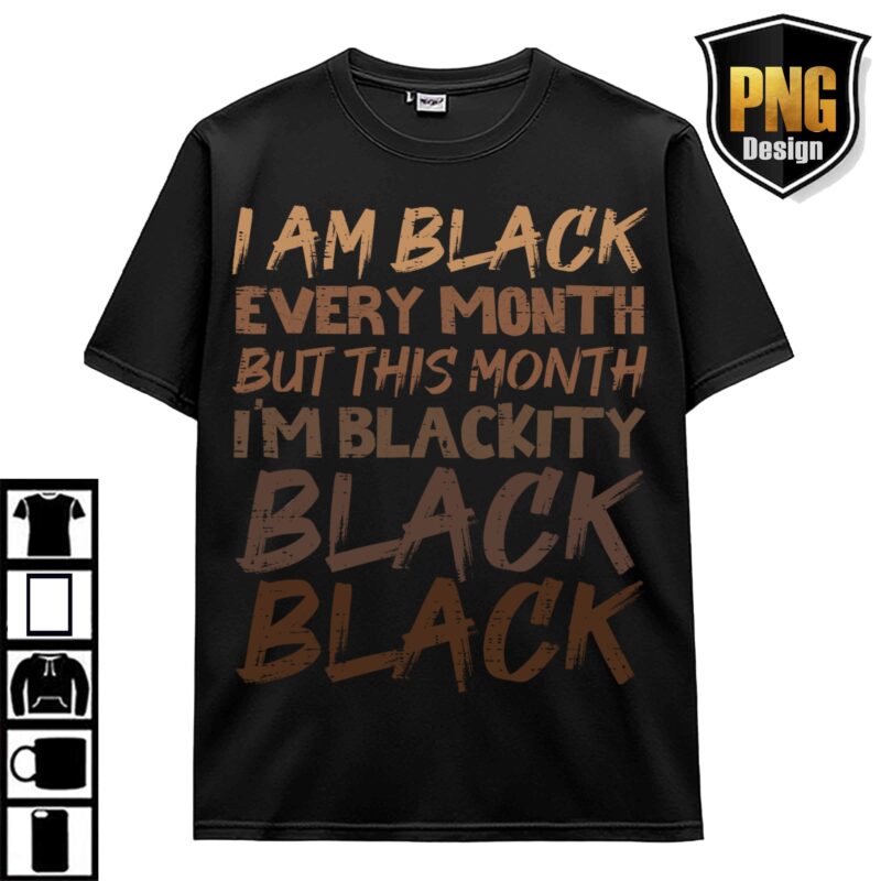 Black History Month American African Culture Pride Melanin Black Girl Juneteenth Design PNG Bundle 1