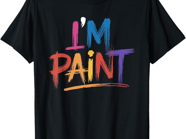 I love to finger paint couples t-shirt