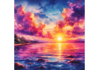 Trendy Watercolour Background Graphics design jpeg designs – download instantly Retro Vintage Graphics