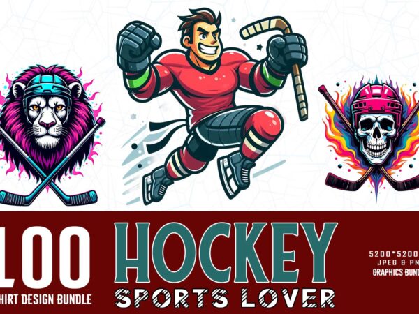 100 trendy retro vintage hockey lover t-shirt design bundle 100 trendy retro vintage hockey lover t-shirt design bundle