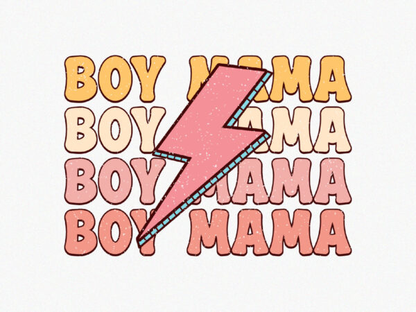 Boy mama sublimation t shirt template