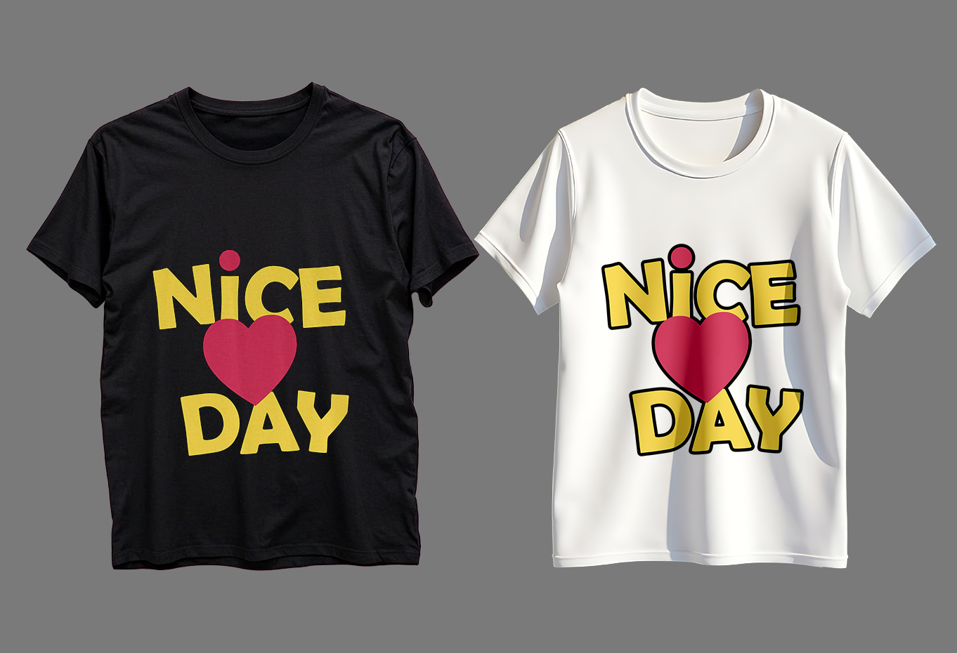 Nice Day Typography T-Shirt Design