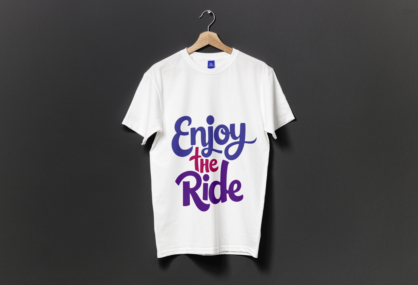 Enjoy The Ride Typography T-Shirt Design