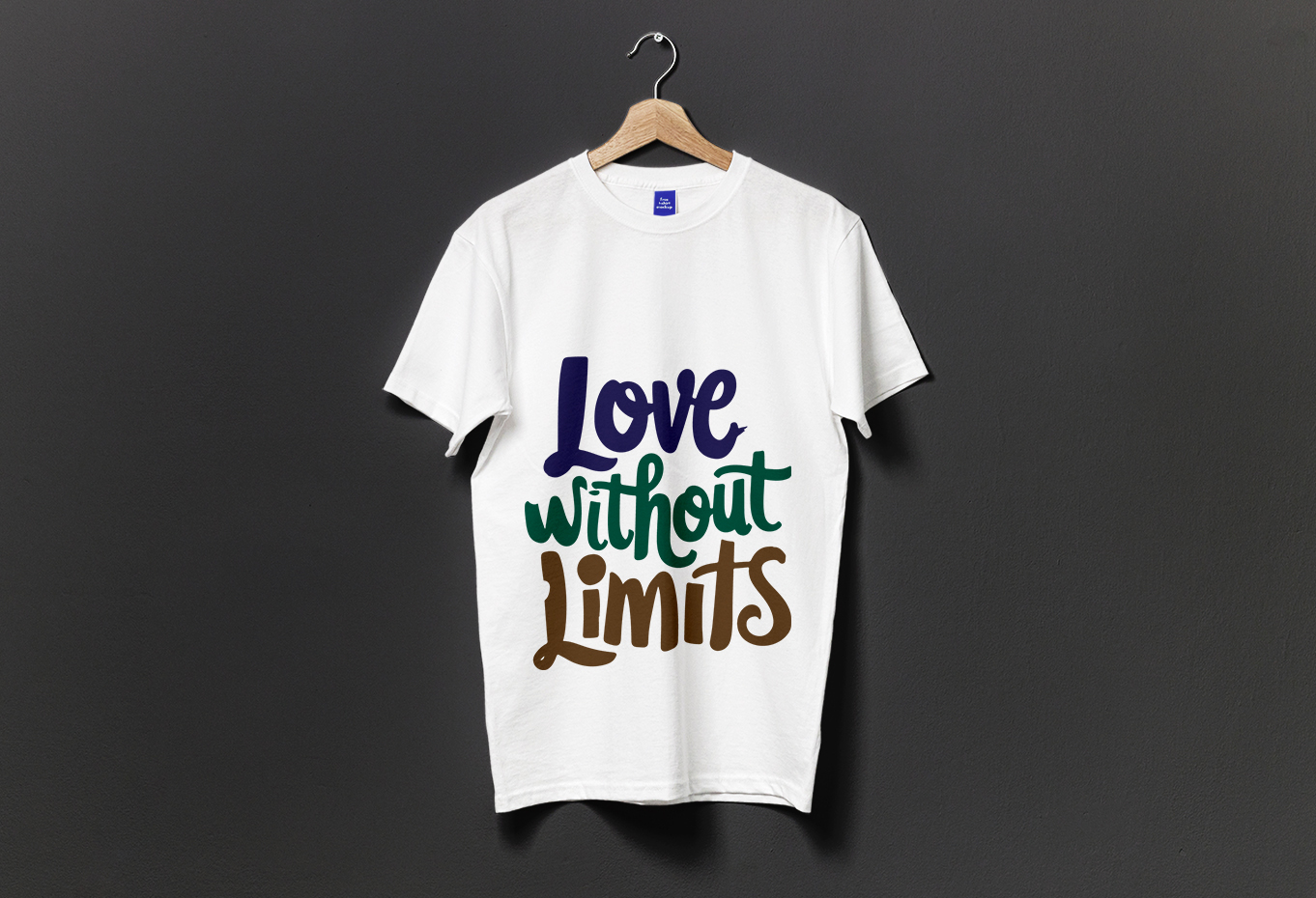 Love Without Limits Typography T-Shirt Design