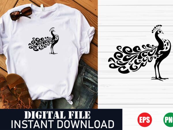 Vibrant peafowl vector art t-shirt, elegant peacock feather t-shirt, exotic bird lover tee, tropical peafowl illustration t-shirt Vibrant peafowl vector art t-shirt, elegant peacock feather t-shirt, exotic bird lover tee, tropical peafowl illustration t-shirt