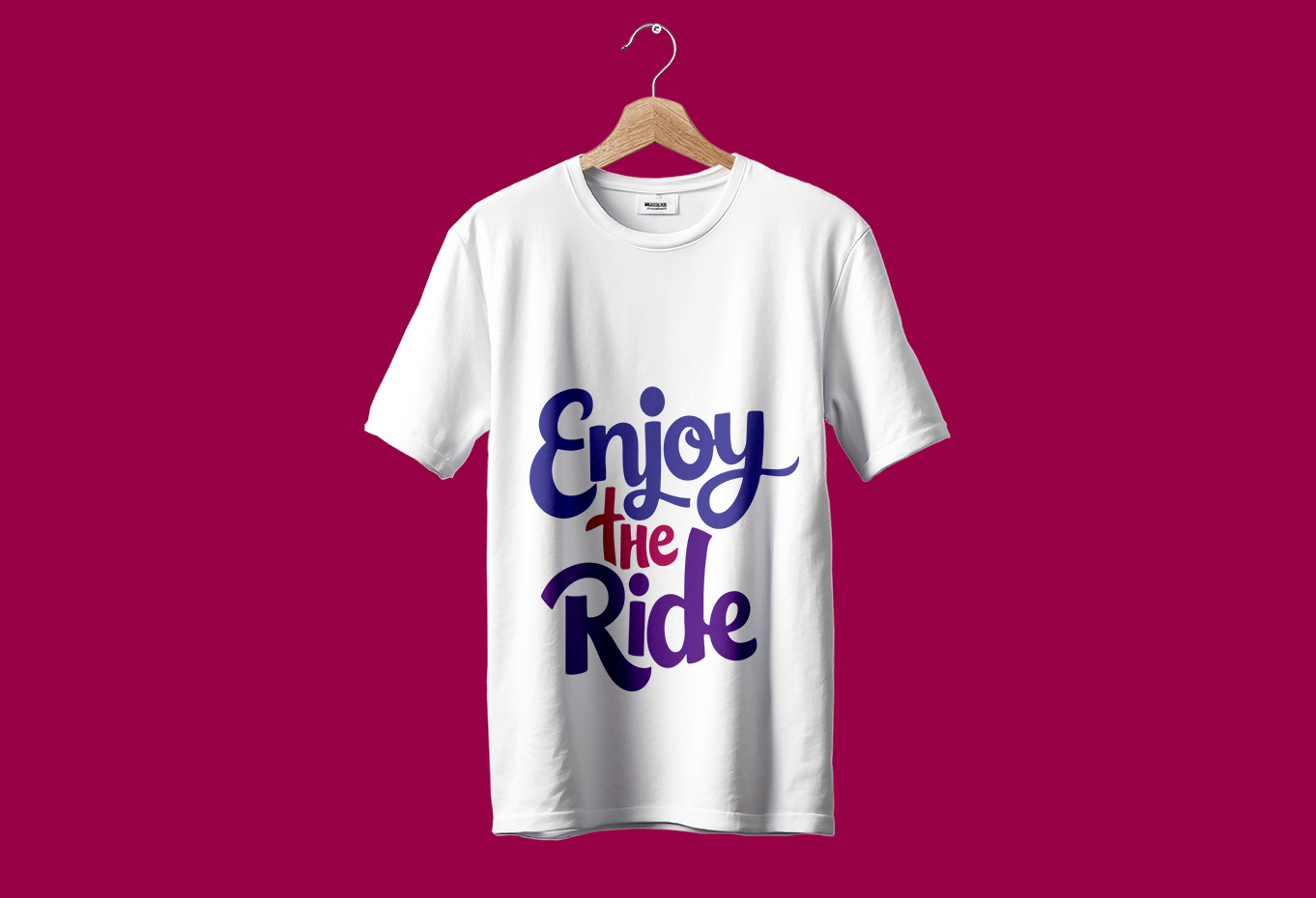 Enjoy The Ride Typography T-Shirt Design