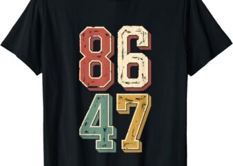 8647 retro 86 47 T-Shirt