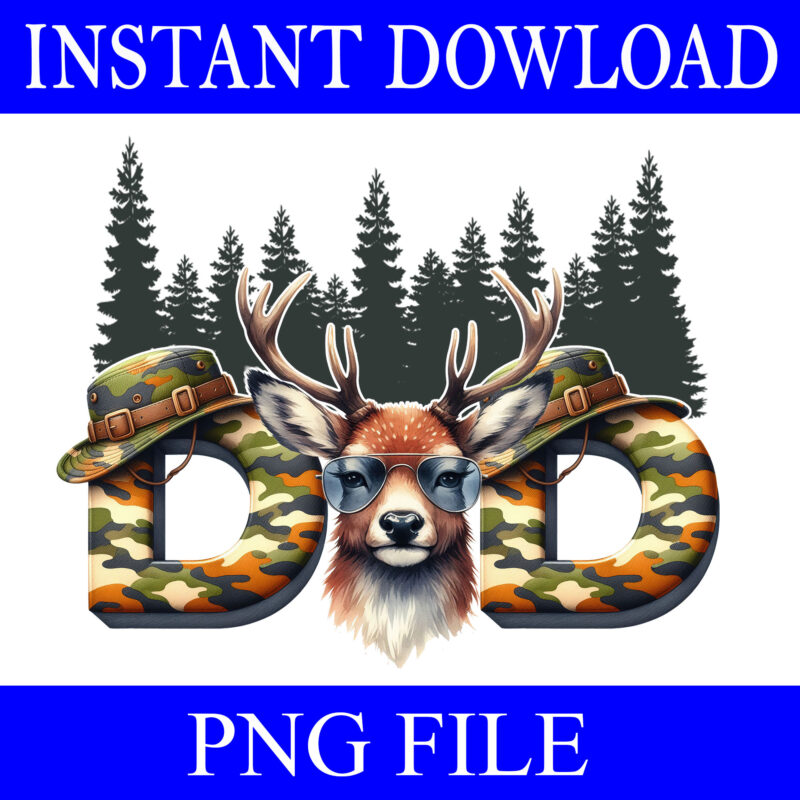 Dad 2024 png, dad reindeer png