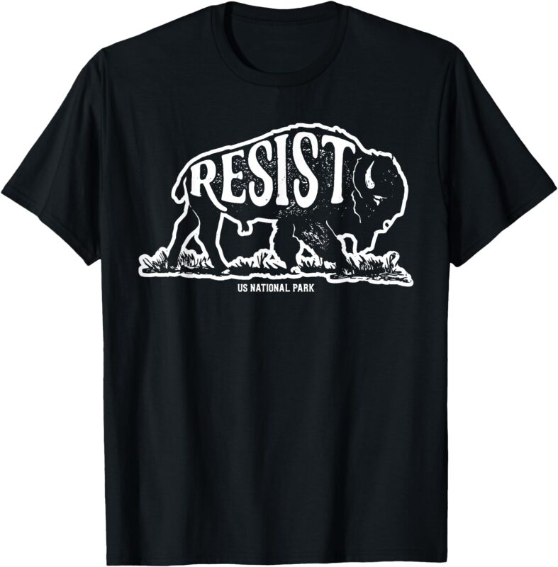 ALT US National Park Resist Service T shirt Bison T-Shirt