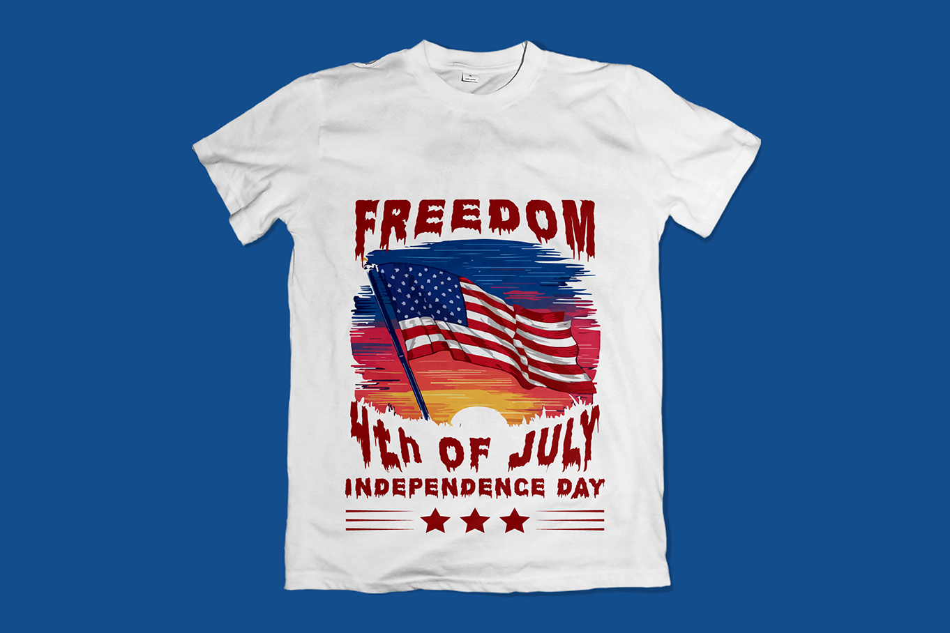 4th Of July American Independence Day T-Shirt Design