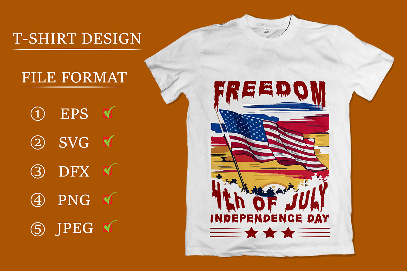 American Independence Day T-Shirt Design