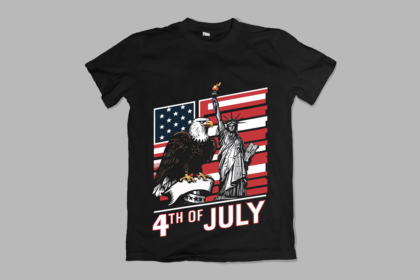 4th Of July American Independence Day T-Shirt Design