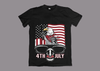 4th Of July American Independence Day T-Shirt Design