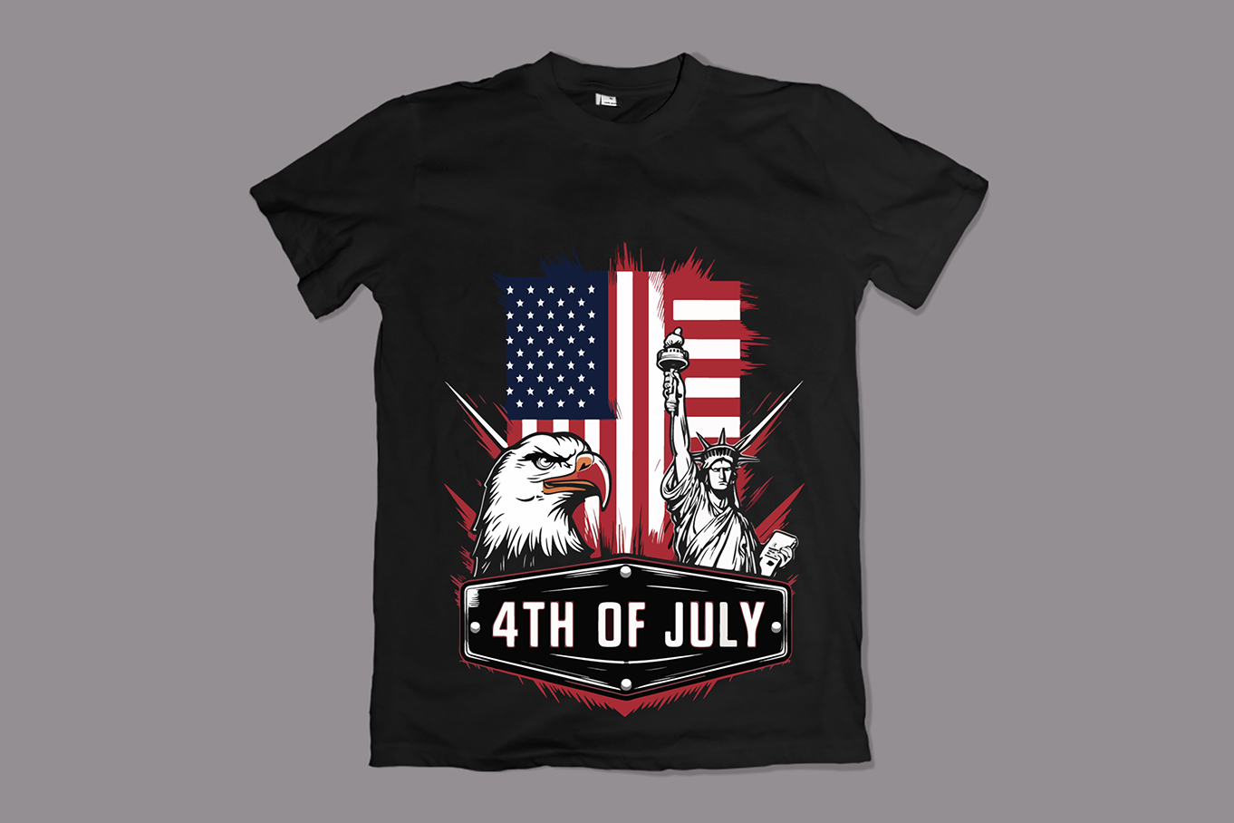 4th Of July American Independence Day T-Shirt Design