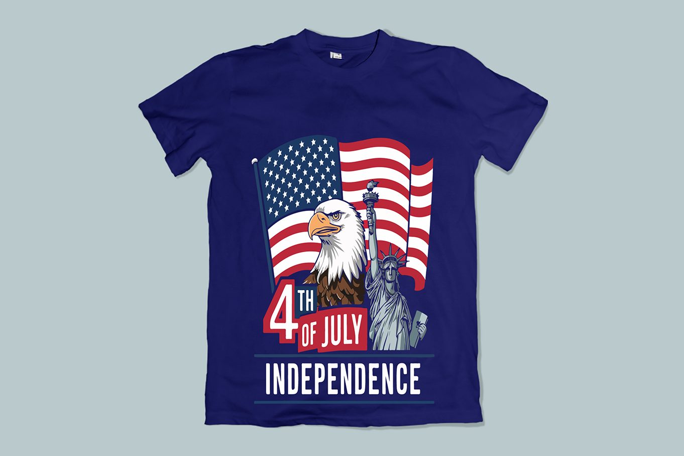 4th Of July American Independence Day T-Shirt Design