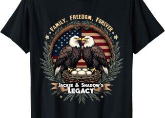 American Eagles Jackie & Shadow’s Legacy of Hope Patriotic T-Shirt