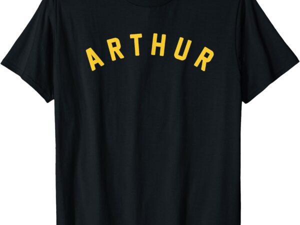 Arthur yellow ink on dark t-shirt Arthur yellow ink on dark t-shirt