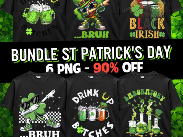 St patrick’s day bruh dabbing leafs irish america shenanigans green bundle design png