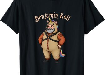Benjamin Koll Brown Unicorn T-Shirt