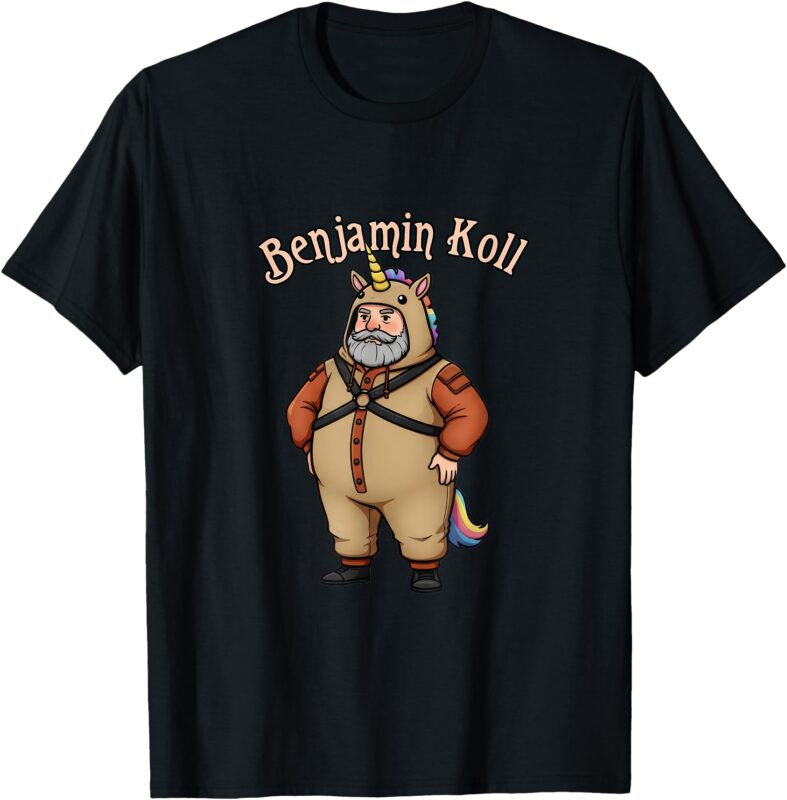 Benjamin Koll Brown Unicorn T-Shirt
