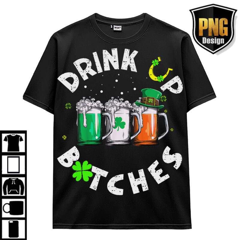 St Patrick’s Day Bruh Dabbing Leafs Irish America Shenanigans Green Bundle Design PNG