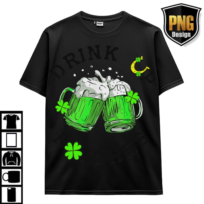 St Patrick’s Day Bruh Dabbing Leafs Irish America Shenanigans Green Bundle Design PNG