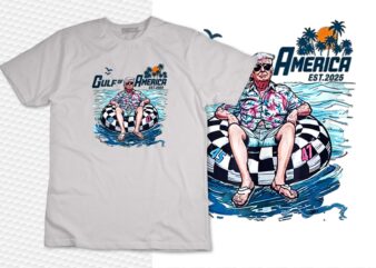 Funny Trump Shirt Gulf Of Us America Est 2025 Tank Top design
